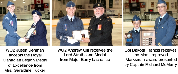 Cadets with 295 MacPherson RCACS - Parry Sound